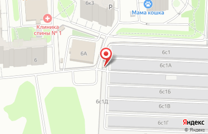 Гаражный кооператив Меридиан на Пятницком шоссе на карте