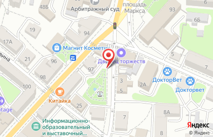 Вальс на улице Ленина на карте