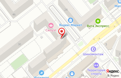 Магазин автотоваров АвтоМаг на улице Салавата Юлаева на карте