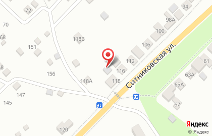 Производственная компания на Ситниковской улице на карте