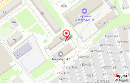 Автокомплекс на Бугарева на карте