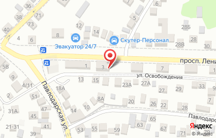 Экспертно-юридическое бюро БИС на проспекте Ленина на карте
