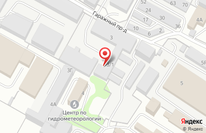 Торговая компания Бизнес Партнер в Гаражном проезде на карте