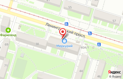 Микрокредитная компания Экспресс Деньги на Ленинградском проспекте на карте