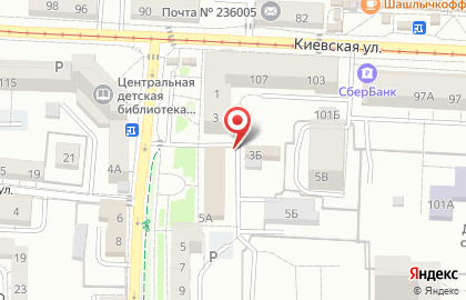 Гараж в Московском районе на карте