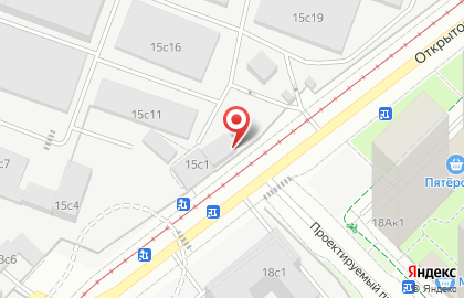 Продовольственный магазин в Москве на карте