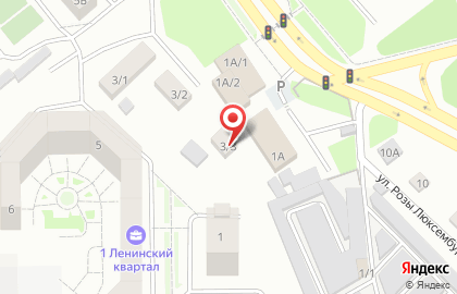 Люкс на улице Розы Люксембург на карте
