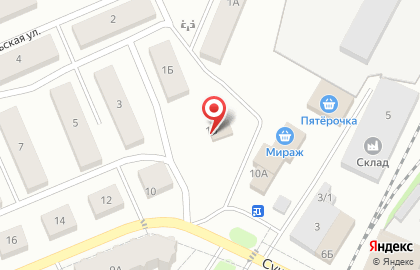 Супермаркет Красное & Белое на Молодёжной улице на карте