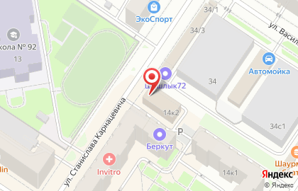 Группа компаний GeoSM на улице Станислава Карнацевича на карте