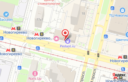Юридические услуги №1 метро Новогиреево на карте