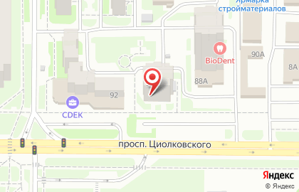 Магазин цветов на улице Циолковского на карте