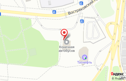 Автобусная станция Бирюлёво-Западное на карте