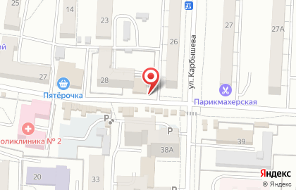 IZюм, ООО Интерантенна на улице Карбышева на карте