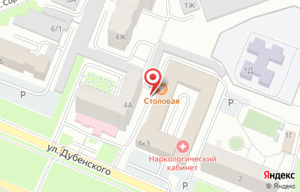 Столовая в Красноярске на карте
