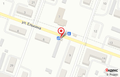 Продуктовый магазин Чико на улице Елькина на карте