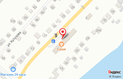 Служба доставки суши и роллов Самурай на карте