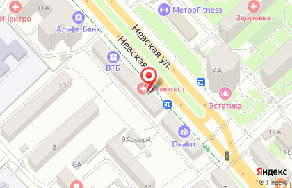 Зоомир на Невской улице на карте