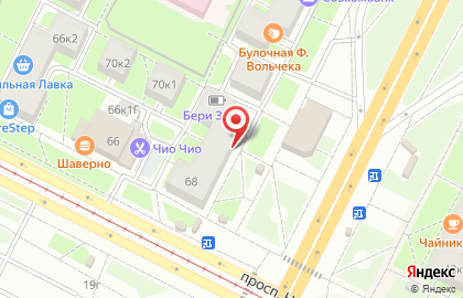 Микрокредитная компания 585 на Гражданском проспекте на карте