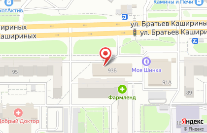 Шининвест на улице Братьев Кашириных, 93Б на карте