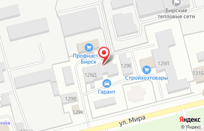 Автосервис Гарант на улице Мира на карте