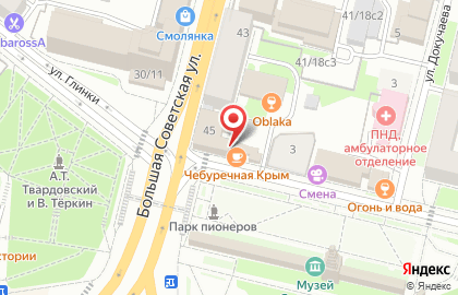Lex на Большой Советской улице на карте