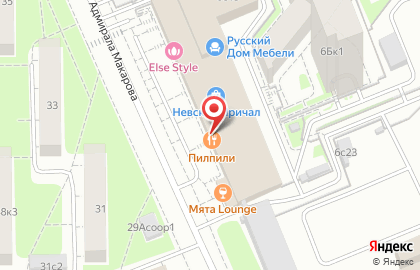 Магазин товаров для кондитеров Sweet House на улице Адмирала Макарова на карте