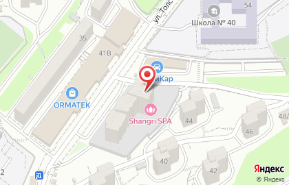 Магазин строительных материалов и сантехники Дюна в Ленинском районе на карте