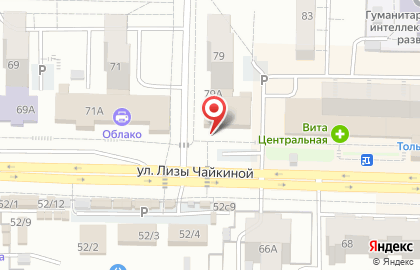 СберБанк на улице Лизы Чайкиной, 79а на карте