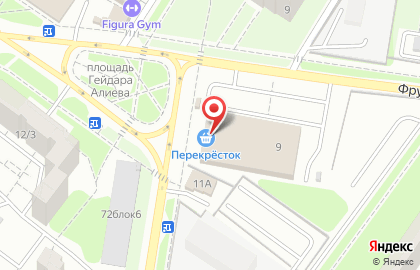 Супермаркет Перекресток на Жигулёвской улице на карте