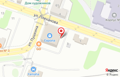 Автошкола Мастер-класс на улице Пушкина на карте