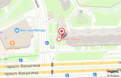 Кафе-кондитерская Север-Метрополь в Красногвардейском районе на карте