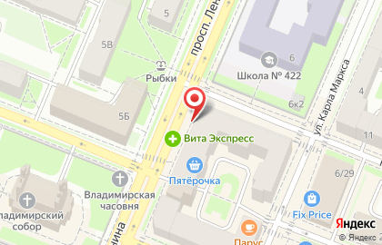 Автоматизированный пункт выдачи товаров PickPoint в Калининском районе на карте