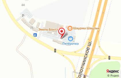 Кафе быстрого питания Шаурма на углях в Рязани на карте