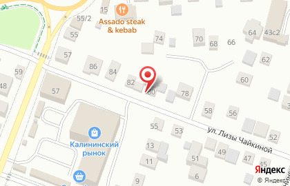 Продуктовый магазин в Тюмени на карте