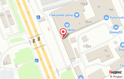 Автомагазин Автосфера на Енисейской улице на карте