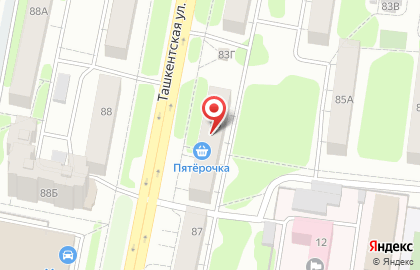 Банкомат на Ташкентской улице на карте