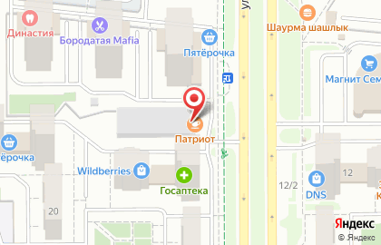 Сеть пельменных Патриот на Краснопольском проспекте на карте