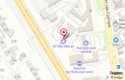 Автомат по продаже чая и кофе на проспекте Амет-Хана Султана на карте
