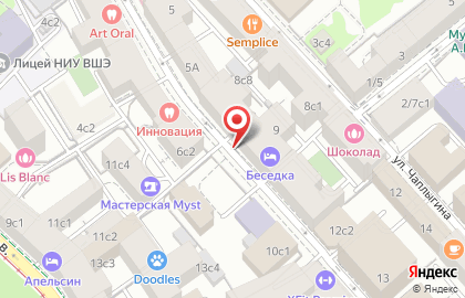 ЛИЦА на улице Жуковского на карте