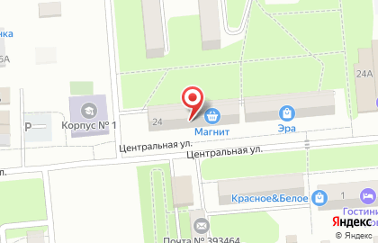 Аптека А-Мега в Уварово на карте
