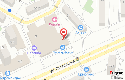 Киоск по продаже фруктов и овощей на Рязанском проспекте на карте