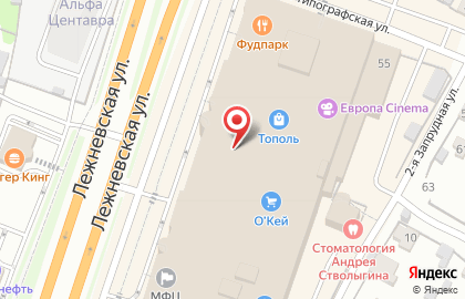 Мебельный салон Августа на Лежневской улице на карте