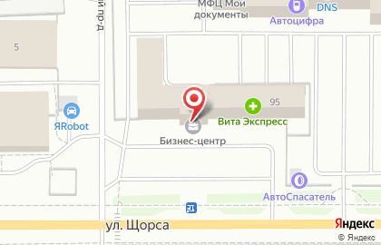 Городская служба дезинфекции ДезМедпроф на улице Щорса на карте