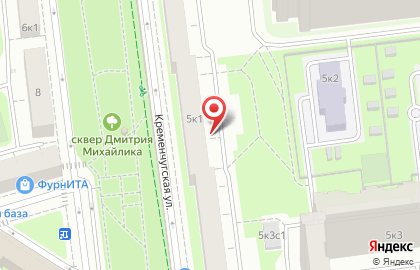 Ремонт ноутбуков Кунцевская на Кременчугской улице на карте