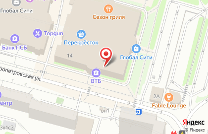 Банк ВТБ на Кировоградской улице на карте