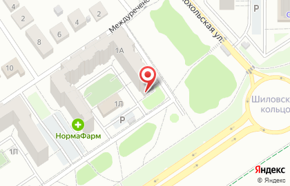 Аптека ФармоГРАД на Междуреченской улице на карте