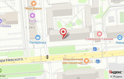 Аптека от склада на улице Владимира Невского на карте