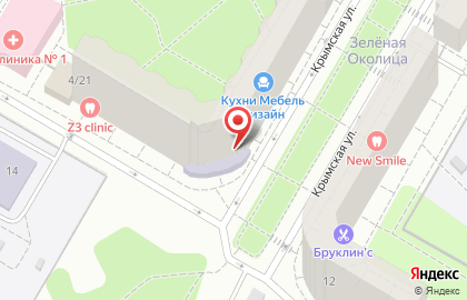 Служба доставки Осетинские Пироги на Крымской улице в Раменском на карте