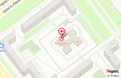 Медицинский центр Панацея в Заволжском районе на карте