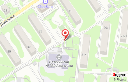 Киоск по продаже хлебобулочных изделий на улице Дмитрия Донского на карте